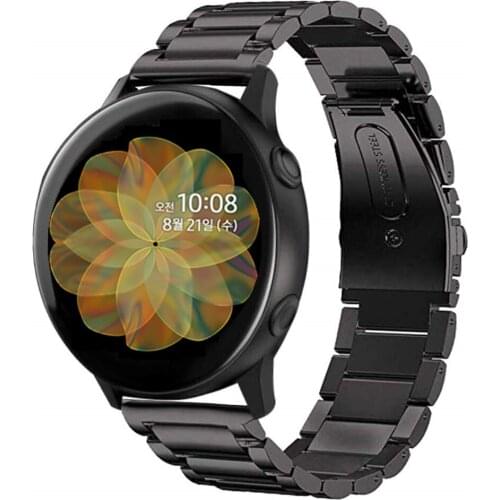 For Samsung Galaxy Watch Active 2 40mm Bands Active2 44mm Band 20mm 22mm Stainless Steel Strap bracelet for Galaxy Watch 46mm