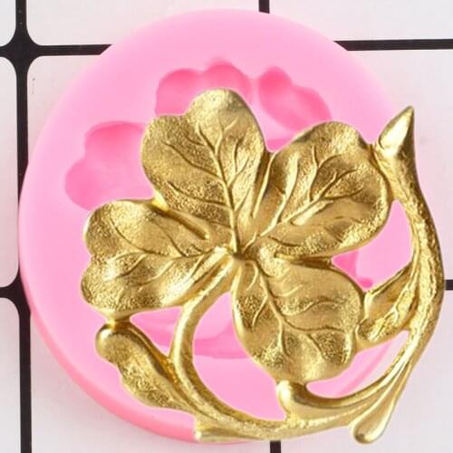 Flower Silicone Molds Resin Epoxy keychain Jewelry Pendant Mold DIY Chocolate Candy Cupcake Topper Fondant Cake Decorating Tools