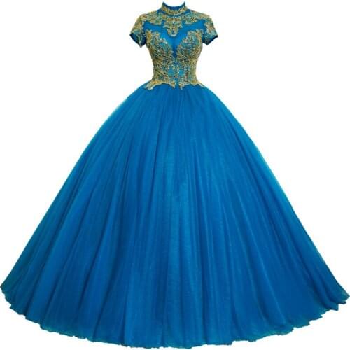 Collar peacock blue embroidery ball gown Renaissance Gown queen Victorian/Marie Antoinette Belle