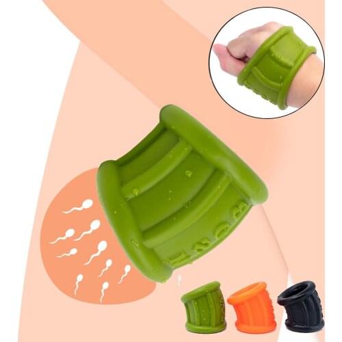 High Elasticity Scrotum Bondage Penis Ring Male Delay Ejaculation Chastity Device Cock Ring Testicle Ball Stretcher BDSM Sex Toy