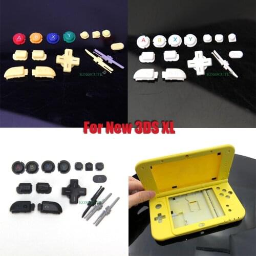 Replacement For New 3DS XL LL Full Buttons ABXY L R ZL ZR D-pad Home Power Button For New 3DSXL New 3DSLL Console