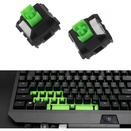 2Pcs Razer Green RGB SMD Switches 3 Pin for Razer BlackWidow Lite Gaming Mechanical Keyboard Switches Cherry MX Gateron Switches