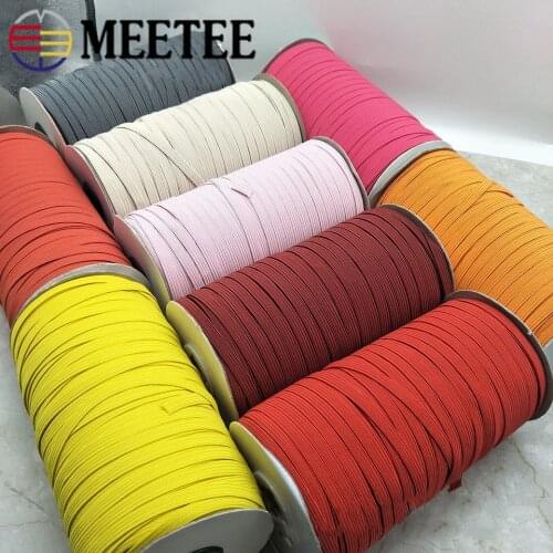 1pc 6mmx144yards Elastic Band Rubber Bands Underwear Pant Decoration Tape Ropes DIY Garment Sewing Accessories