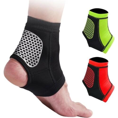 1 PCS Ankle Support Non-Slip Silicone Ankle Brace Protection Breathable Gym Sports Football Anti-Sprained Ankle Protector
