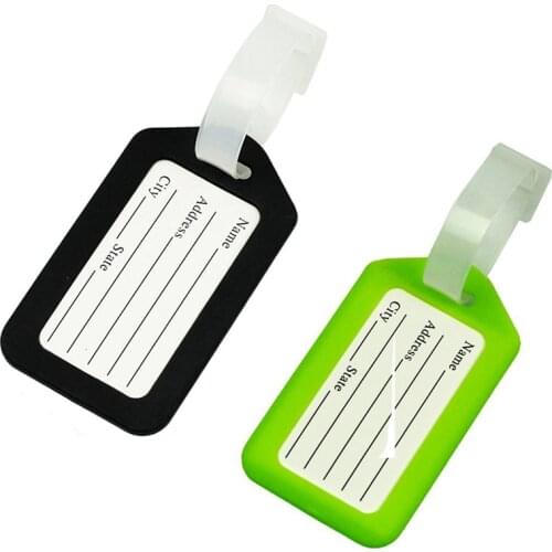 10pcs Luggage Tags Suitcase Label Bag Travel Accessories Retail