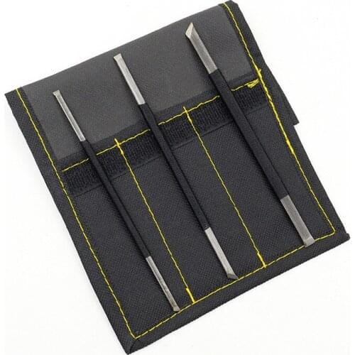 3pc/set Shoushan Stones Carving Knife Artist Woodworker Hand Tools Steel Chisel Set with storage bag Engraving Tool
