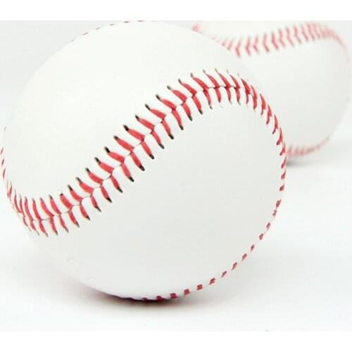 9" Handmade Baseballs Hard ball PVC Upper Rubber Inner Soft Baseball Balls Training Exercise Baseball Ball