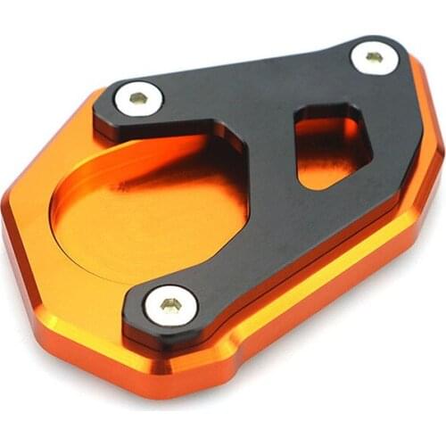 Motorcycle Accessories CNC Kickstand Foot Side Stand Extension Pad Support Plate For KTM Adventure 1290 1050 1090 1190 Adv
