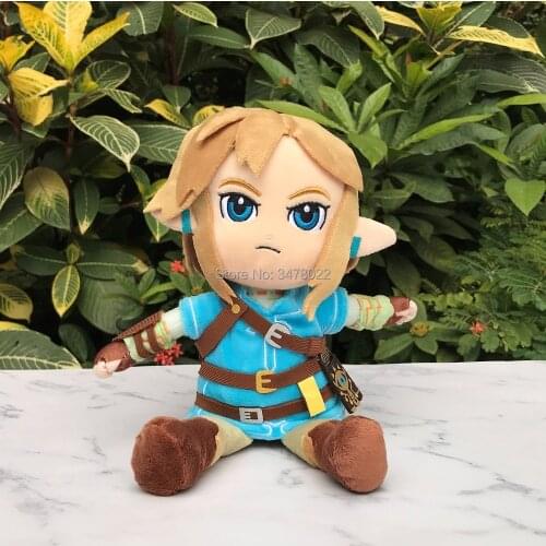 Anime Plush Toys A Link Breath of the Wild Stuffed Animal Toy Soft Doll 25cm