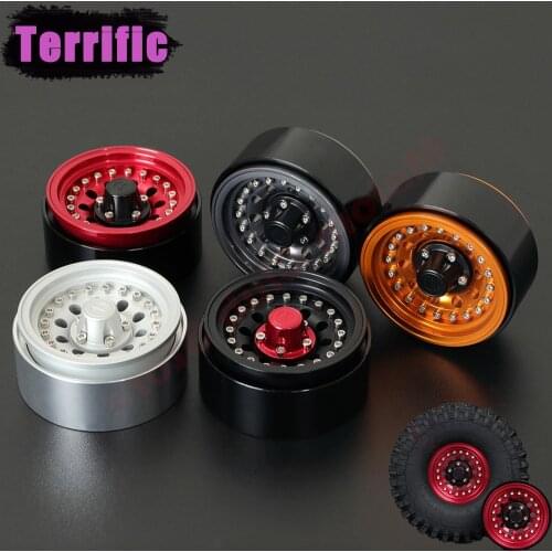CNC Anodize Aluminum 1.9" Clamp Ring Beadlock Wheels Rim for 1/10 RC Crawler Axial SCX10 CAPRA WRAITH Traxxas TRX4 TRX6 RGT 8610