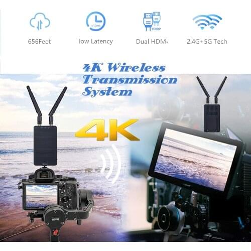 Wireless HDMI Video Transmission System 1080P support 4K Wireless HD Image Transmitter Receiver up to 200M