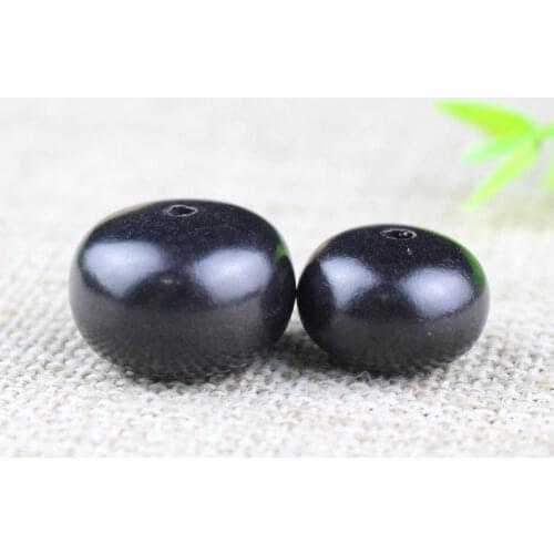 10pcs/lot High Quality Black Sandalwood Loose Beads 16mm 18mm Prayer Yoga Spacer Natural Wood Beads DIY Wooden Jewelry Findings