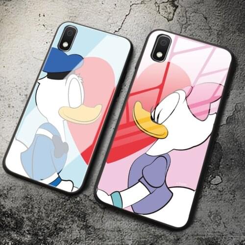 Luxury Tempered Glass Shockproof Cartoon Phone Case for Samsung A01 A11 A21 A31 A41 A51 A71 A42 A10 A20 A30 A40 A50 A60 A70 A80