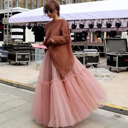 DARGNE High Waist Skirts For Women