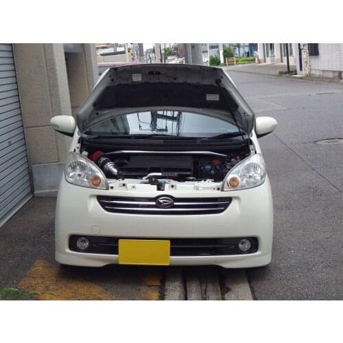 For 2006 2007 - 2009 Daihatsu Sonica L405S L415S hatchback Front Hood Bonnet Gas Struts Lift Support Shock Damper Carbon Fiber