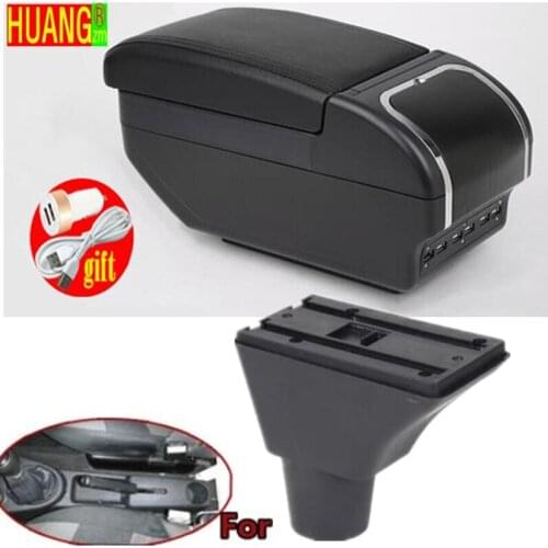 For Citroen Berlingo armrest box Car Central Armrest Storage Box USB port