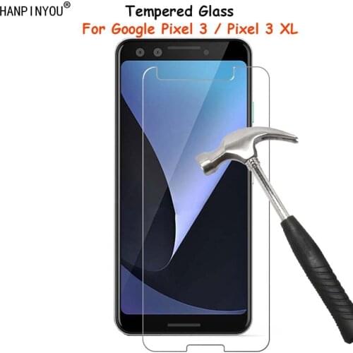 For Google Pixel3 5.4"/ Pixel 3 XL 6.2" Clear Tempered Glass Screen Protector Ultra Thin Explosion-proof Protective Film Guard
