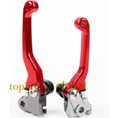 For Honda CRF250R 2007 - 2020 Pair CNC Pivot Brake Clutch levers Set Red 2008 2009 2010 2011 2012 2013 2015 2016 2017 2018 2019