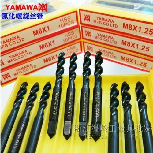 HSS-E YAMAWA spiral Screw thread tap M2 M3 M4 M5M6 M8 M10 M12M14 M16