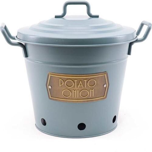 The Mia TUR028 Potato Onion Storage Container Soft Mint