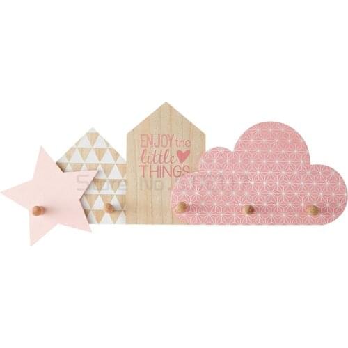 Creative hook into the house wall creative storage rack wall coat hat hook decoration clothes hook