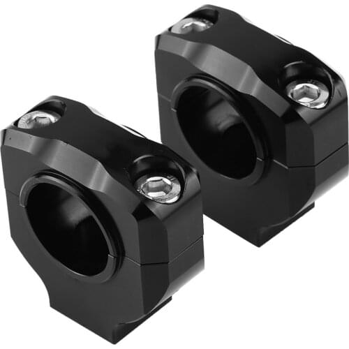 Motorcycle Modification Aluminum Alloy Universal Motorcycle Handlebar Mount Clamp Lifter Bar Riser 28mm Black