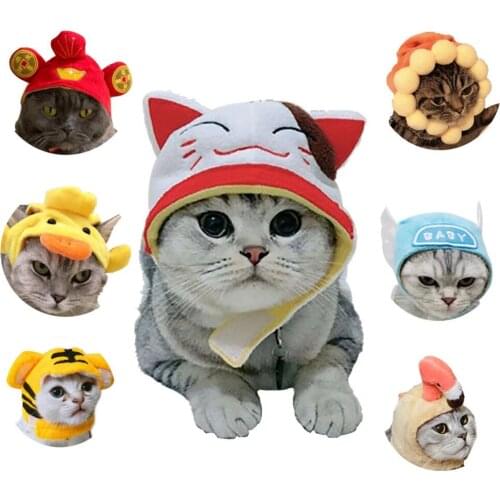 Cute Pet Dog Cat Hat Funny Pet Dress Up Costume Cap for Small Medium Dogs Pet Festival Cosplay Headwear Hat Pet Products