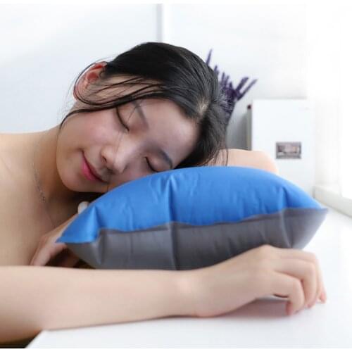 Outdoor Travel Camping Pillow Inflatable Pillow Travel Pillow Comfortable Nap Camping Pillow Natural Hiking Camping Equipment