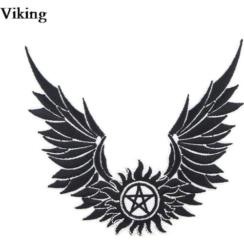 Supernatural Patches Iron On Patch Diy Applique Badges Cool Sewing Patch Stickers For Backpack Skirt Shirt Diy Patches G0701