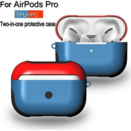 Earphone Case For Apple Airpods Pro Case Two-in-one Cover For Apple Air Pods Pro 3 Headphone Earpods Earbuds Hook Charging Box