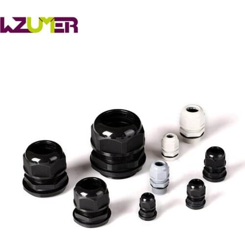 Presse étoupe étanche Plastic Cable Gland PG7 IP68 Waterproof Nylon Cable Gland Weatherproof Cable Gland