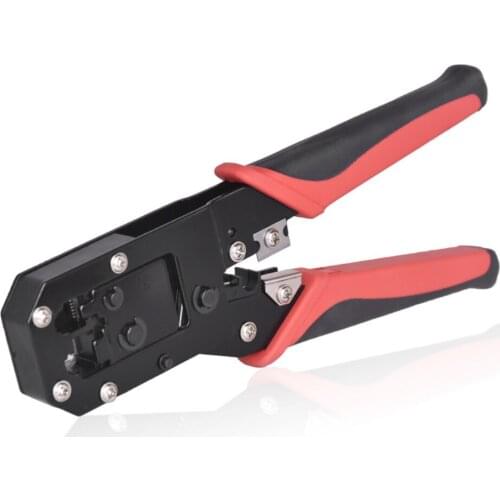 RJ45 RJ12 Network Wire Stripper Cat5e Cat6 8P/6P Crystal Head Round Flat Cord RJ 45 Ethernet Cable Crimp Pliers Multifunctional