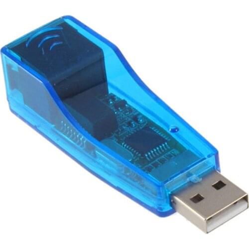 USB 2.0 To LAN RJ45 Ethernet 10/100Mbps Networks Card Adapter for Win8 PC DU55