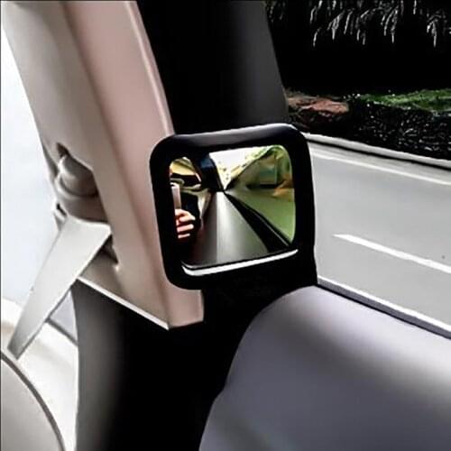Universal Durable Car Rearview Mirror 360 Degree Rotation Multifunction Adjustable Blind Point Rear Seat Auto Accessories