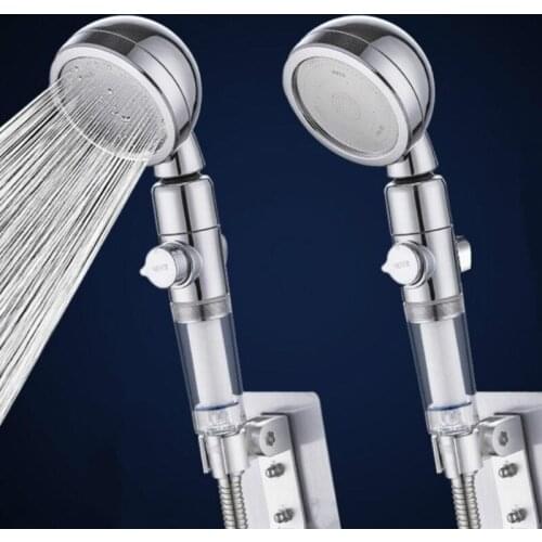 Booster Water Heater Household Set Bath Faucet One-button Water Stop Super Adjustable Water-saving Rain Shower Head Nozzle H8148