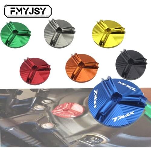 Motorcycle M20*2.5 CNC Engine Oil Filter Cup Plug Cover ScrewFOR YAMAHA Tmax500 2001-2012 Tmax 530 2013-2017