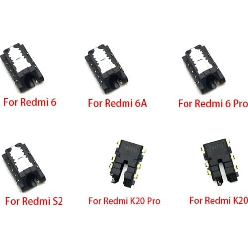 10Pcs/Lot,Earphone Headphone Audio Jack Flex Cable For Xiaomi Redmi 3 3S 3X 4 4X 4A 5 Plus 6 6A S2 K20 Pro Replacement