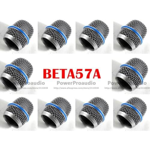 10 pcs /lot Ball Head Mesh Microphone Grille Replacement Fits For Shure Bet57a Beta57 57 Microfoon