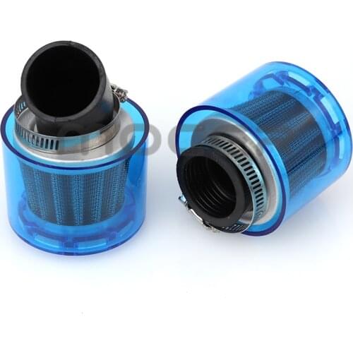 32/35/38/42mm Straight/Bend Elbow Neck Motorcycle Motorbike Air Filter Cleaner Fits 50cc-250cc ATV Pit Dirt Bike Splash Proof