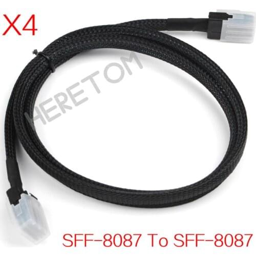 4PCS/LOT 12Gb/s Mini SAS Server Backplane Cable SFF-8087 to 8087 36Pin TO 36Pin Generic for MINI SAS 4i raid card