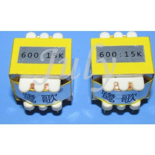 600: 15K Permalloy transformer, balanced and unbalanced conversion, 5 times boost signal, suitable for multimedia audio input