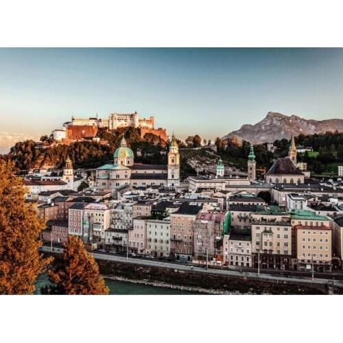 Diamond painting city castle landscapemosaic embroidery full bead scenery rhinestone picture puzzle toys kids drawing wall decor