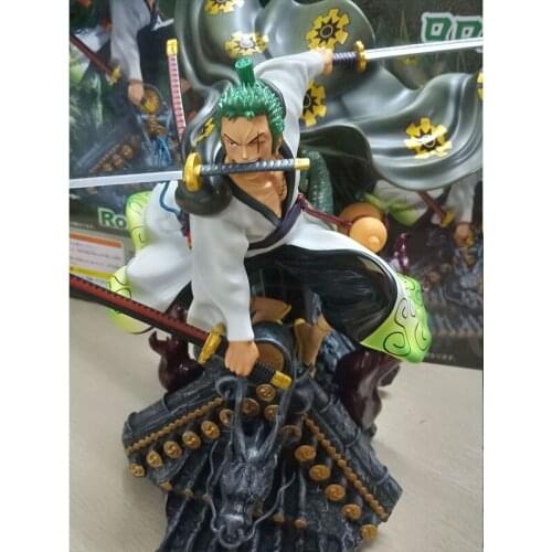 Anime One Piece Roronoa Zoro Figure GK Kimono Pvc Model Collection Toys Exquisite Quality Desktop Decoration Gifts for Children