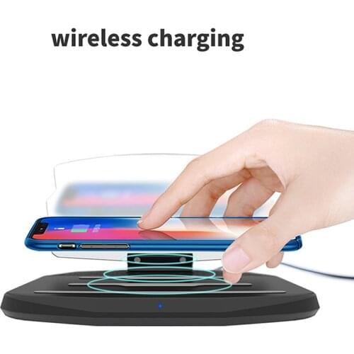 Wireless Charger Car HUD Head Up Display Phone Navigation Holder Qi Charge Dock