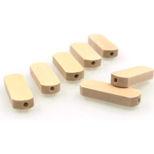 200 x 30mm natural wood beads long jar shaped bead wood bar side hole baby DIY jewelry finding pattern EA20