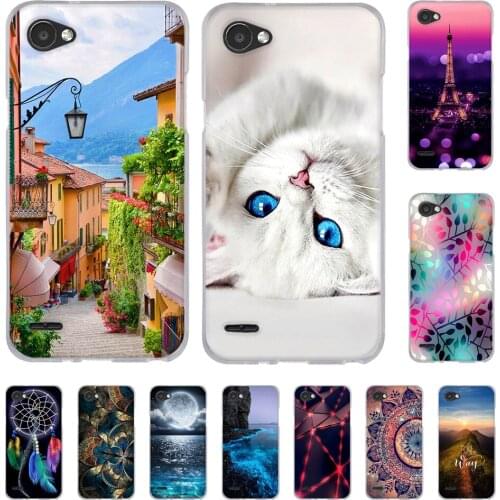 TPU Case For LG Q6 Q6a Q6+ M700 Painted Soft Silicone Back Phone Cover For lg q6 q6a q6+ m700 Shells Bags Printing Fundas Coque