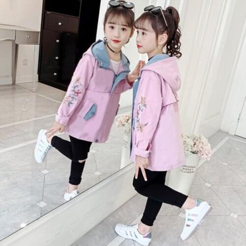 Girls Babys Coat Jacket Outwear 2021 Hooded Thicken Winter Autumn Overcoat Top Zipper Cardigan Childrens Clothing