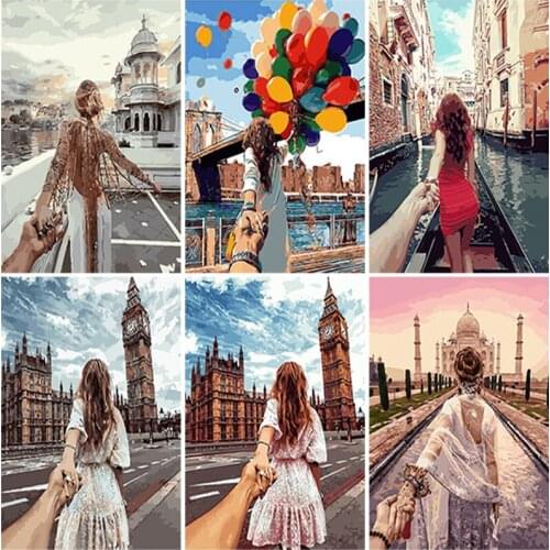 DIY Diamond Painting Girl Diamond Mosaic Portrait Cross Stitch Full Round Square Drill Rhinestones Art Bead Picture Home Decor