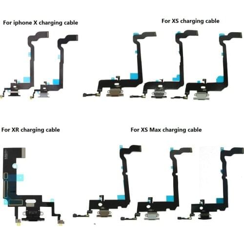 For Apple iPhone X/XR/XS/XS Max USB Charging Port Dock Connector With Flex Cable Ribbon