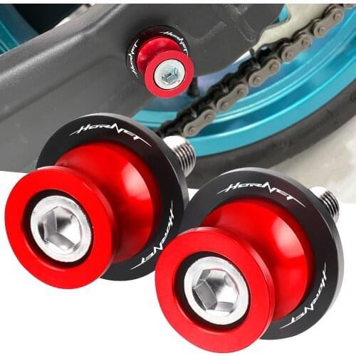 For HONDA CB600F CB600 CB599 CB900F Hornet 250 600 900 CB500F CB919 8mm Motorcycle Accessories Aluminum Swingarm Spools Slider